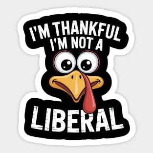 Funny Thanksgiving Turkey Parody Sticker